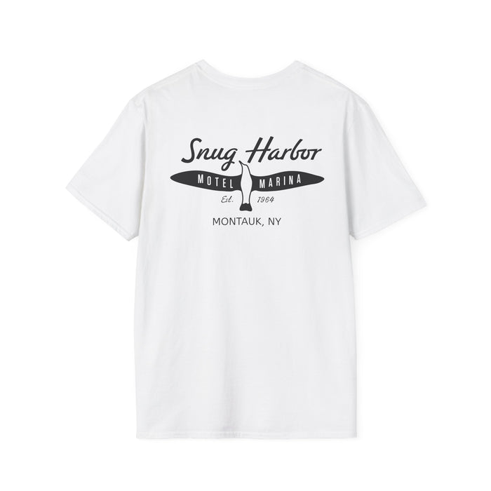 Snug Harbor Seagull logo T-Shirt | Motel Marina graphic tee