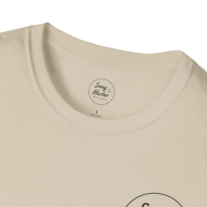 Snug Harbor Seagull logo T-Shirt | Motel Marina graphic tee