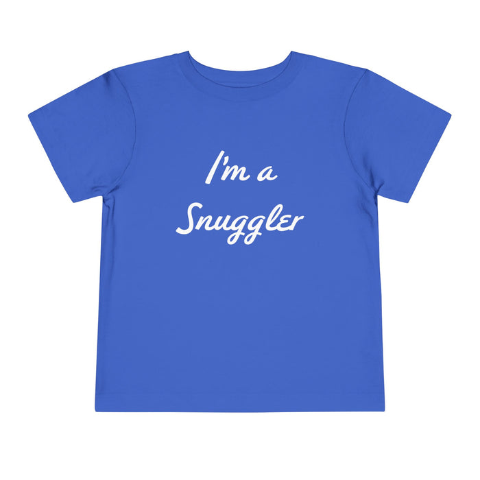 Toddler Tee — "I'm a Snuggler" Graphic Shirt (Snug Harbor Back Logo)