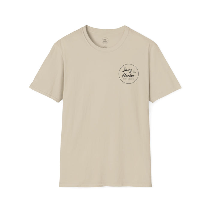 Snug Harbor Seagull logo T-Shirt | Motel Marina graphic tee