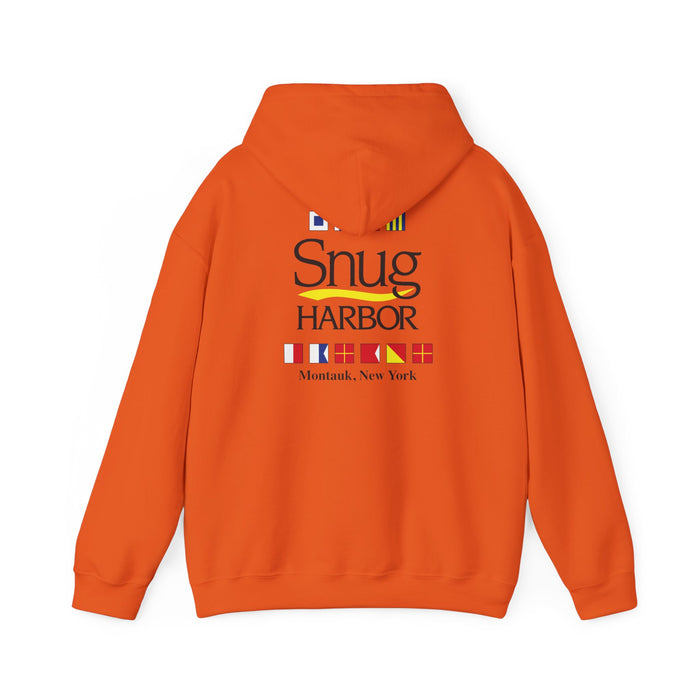 Snug Harbor Hoodie | Montauk Nautical Flag Design