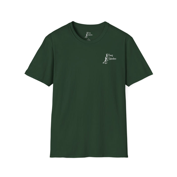 Snug Harbor Montauk Unisex Softstyle T-Shirt - Vintage Nautical Design