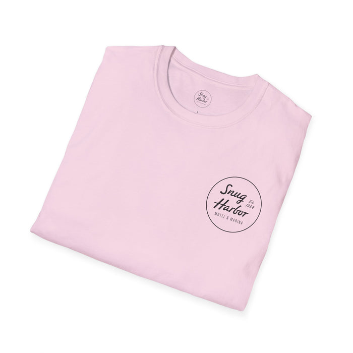 Snug Harbor Seagull logo T-Shirt | Motel Marina graphic tee