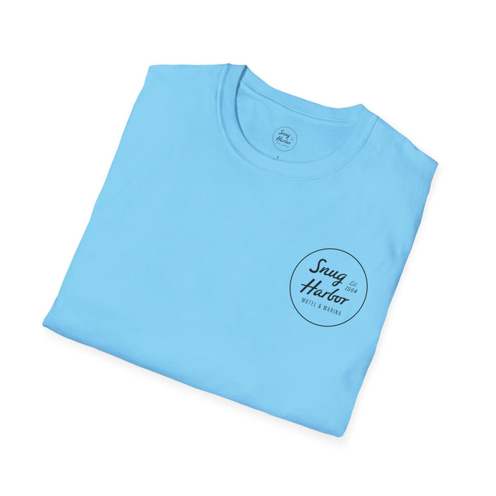 Snug Harbor Seagull logo T-Shirt | Motel Marina graphic tee