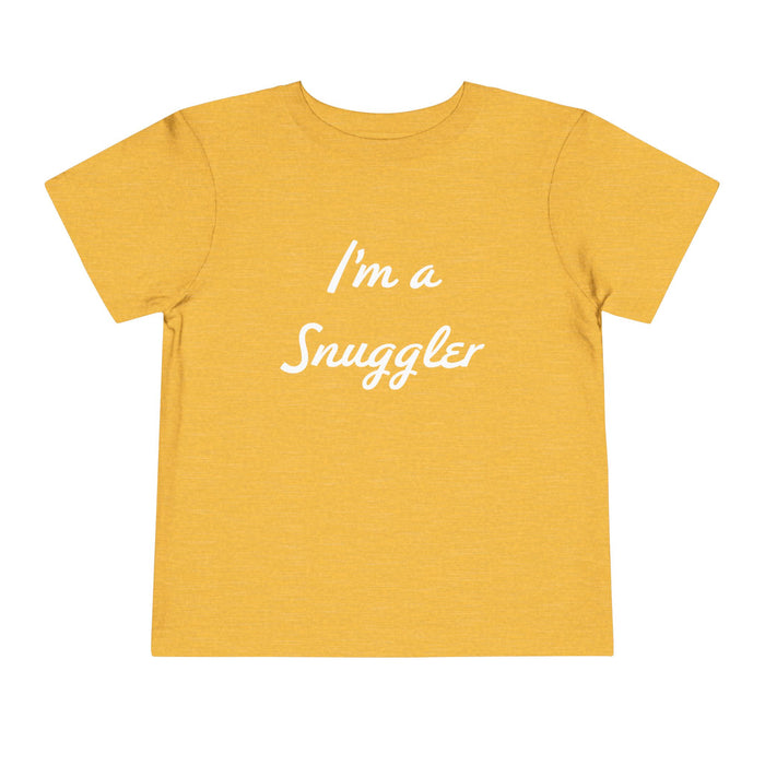 Toddler Tee — "I'm a Snuggler" Graphic Shirt (Snug Harbor Back Logo)