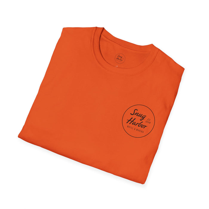 Snug Harbor Seagull logo T-Shirt | Motel Marina graphic tee