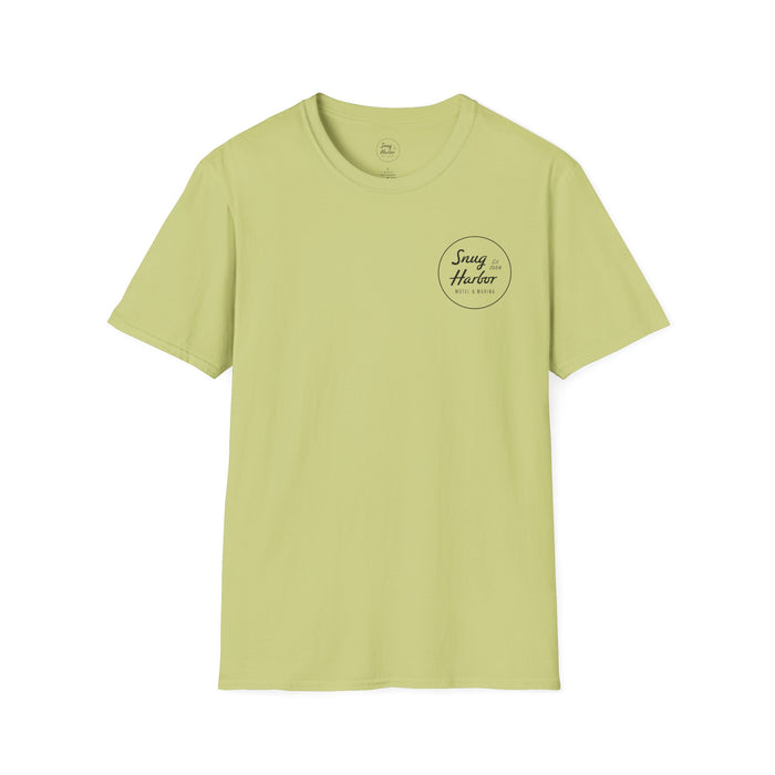 Snug Harbor Seagull logo T-Shirt | Motel Marina graphic tee