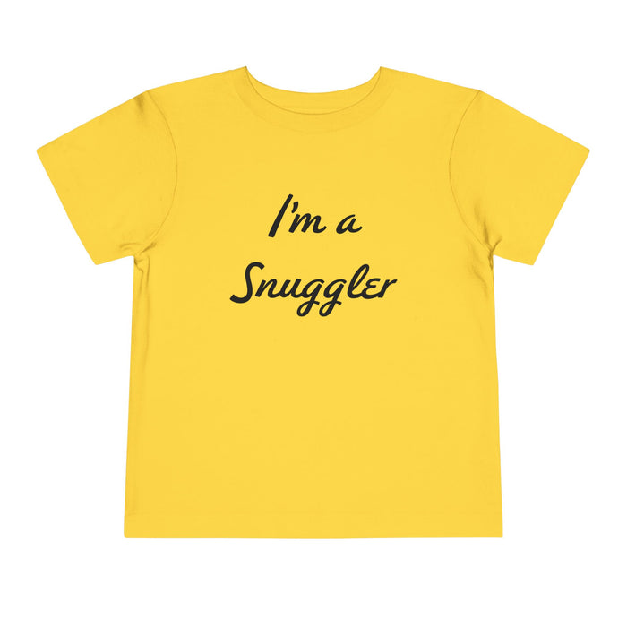 Toddler Tee "I'm a Snuggler" – Cute Baby Snug Harbor Graphic Shirt