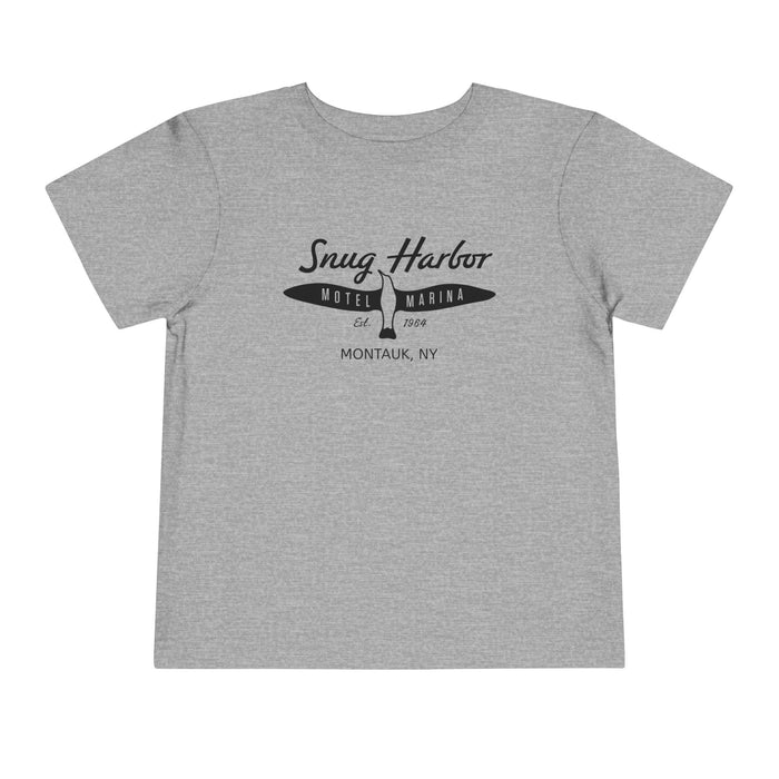 Snug Harbor Motel Marina logo Toddler Tee | Boat Paddle Graphic
