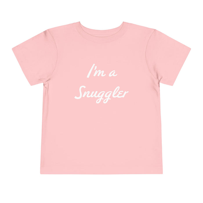 Toddler Tee — "I'm a Snuggler" Graphic Shirt (Snug Harbor Back Logo)
