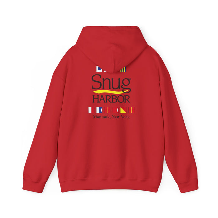 Snug Harbor Hoodie | Montauk Nautical Flag Design