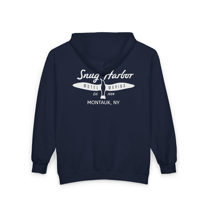 Snug Harbor Seagull Logo Hoodie | Full Zip Hooded Sweatshirt