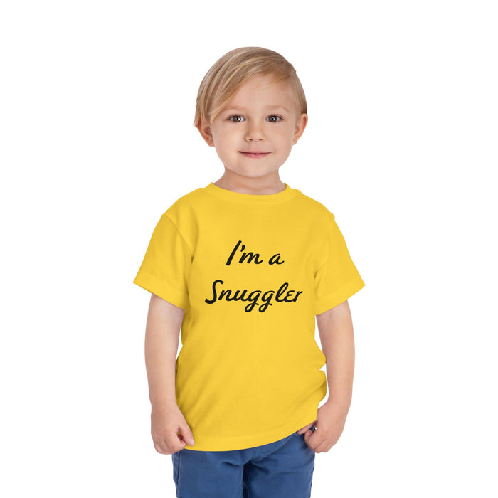 Toddler Tee "I'm a Snuggler" – Cute Baby Snug Harbor Graphic Shirt