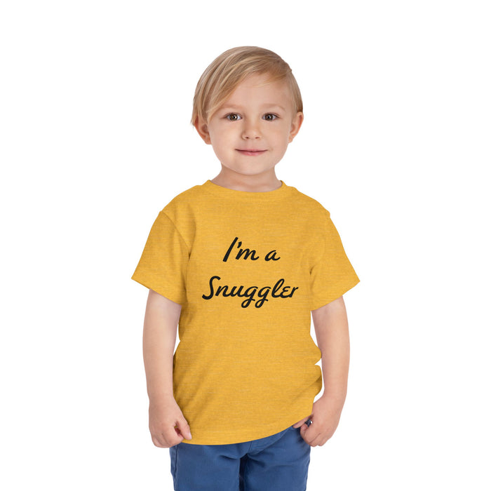 Toddler Tee "I'm a Snuggler" – Cute Baby Snug Harbor Graphic Shirt