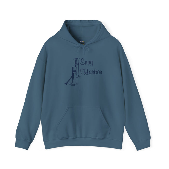 Snug Harbor Hoodie | Montauk Nautical Flag Design