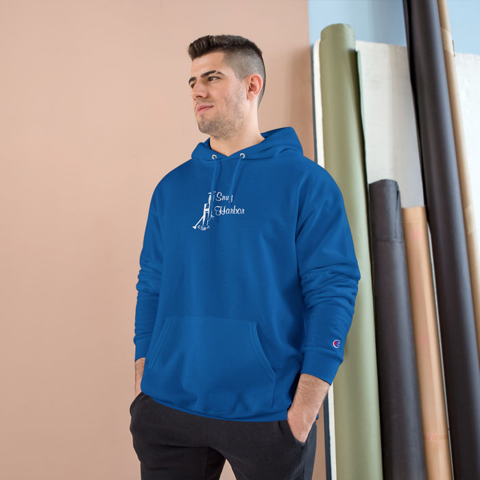 Snug Harbor Champion Hoodie - Cozy Montauk Style