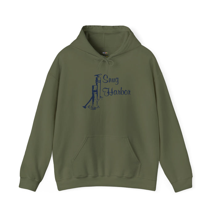 Snug Harbor Hoodie | Montauk Nautical Flag Design
