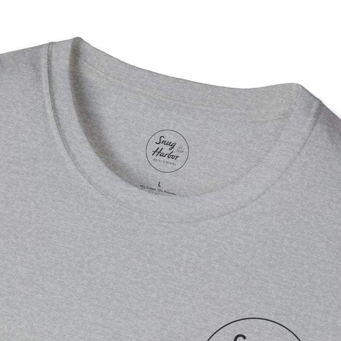 Snug Harbor Seagull logo T-Shirt | Motel Marina graphic tee