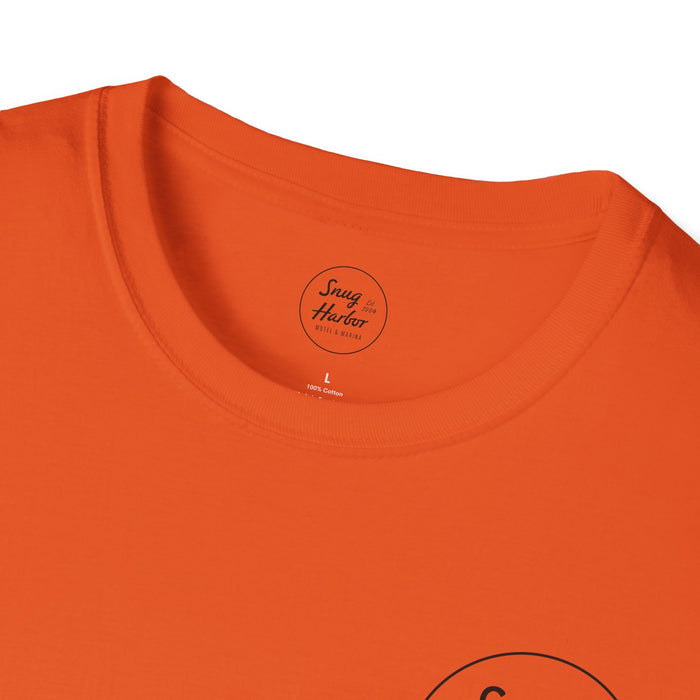 Snug Harbor Seagull logo T-Shirt | Motel Marina graphic tee
