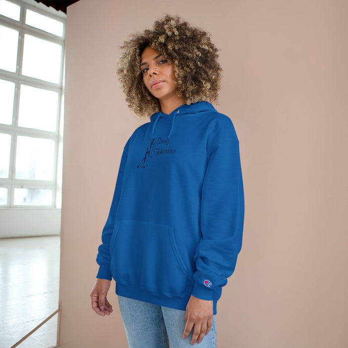Snug Harbor Champion Hoodie - Cozy Montauk Style