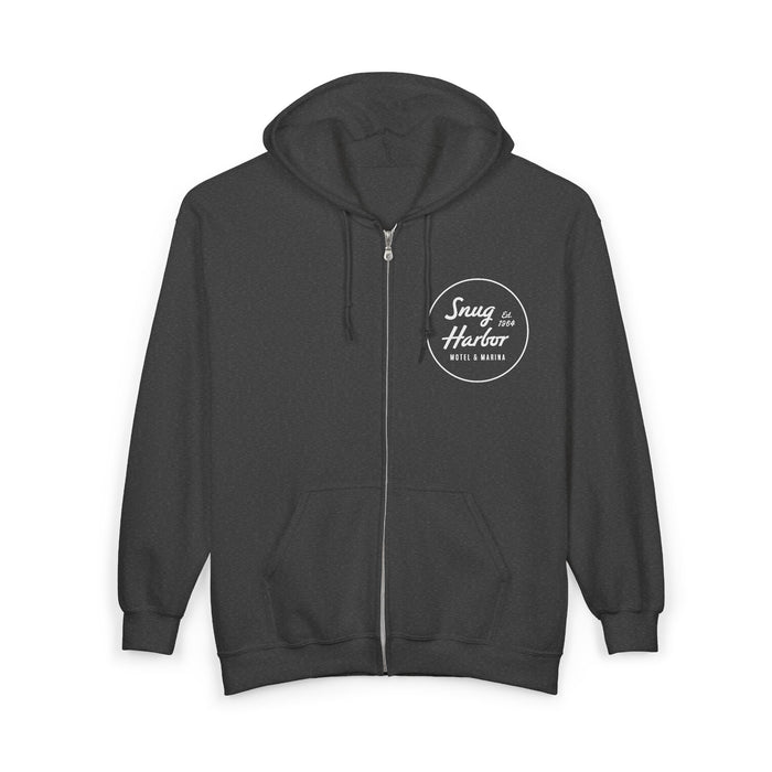 Snug Harbor Seagull Logo Hoodie | Full Zip Hooded Sweatshirt