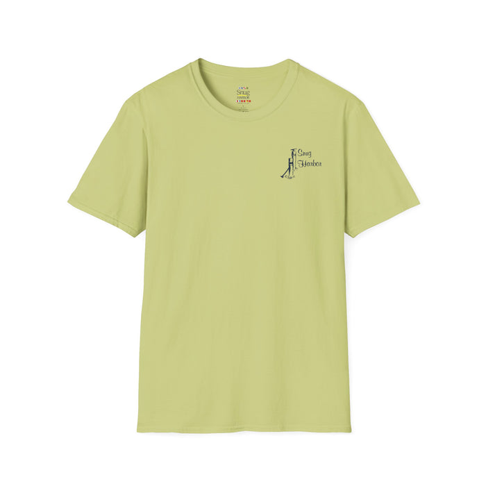 Snug Harbor Montauk Unisex Softstyle T-Shirt - Vintage Nautical Design
