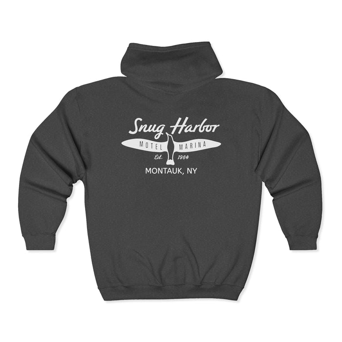 Snug Harbor Seagull Logo Hoodie | Full Zip Hooded Sweatshirt