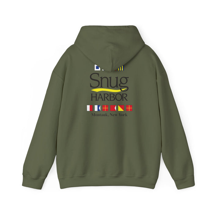Snug Harbor Hoodie | Montauk Nautical Flag Design