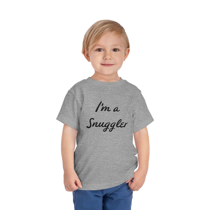 Toddler Tee "I'm a Snuggler" – Cute Baby Snug Harbor Graphic Shirt